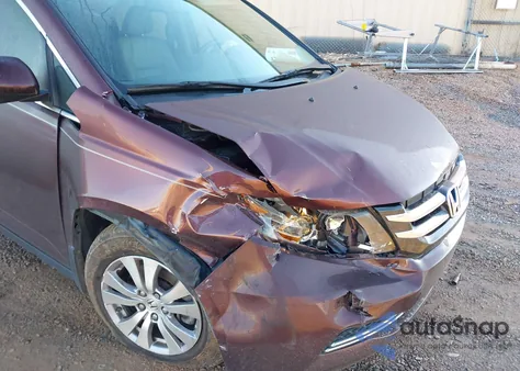 2015 Honda Odyssey Ex-L from USA, damaged, VIN 5FNRL5H64FB019715